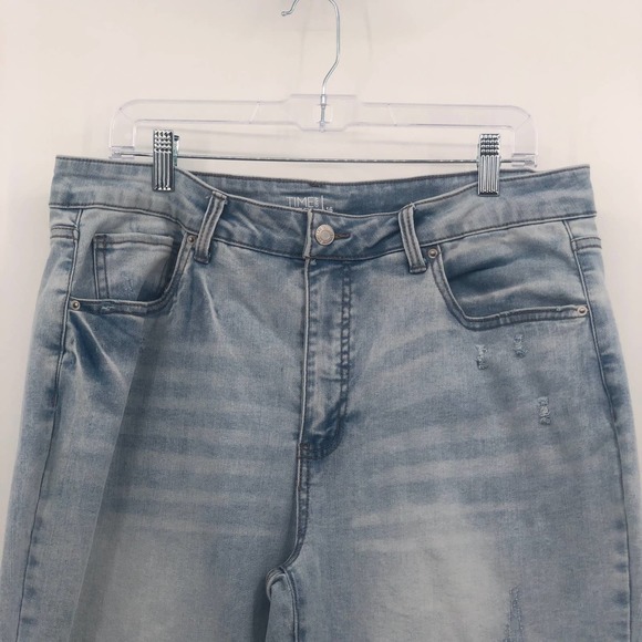 Time and Tru Denim Skinny Jeans High Rise Stone Wash High Rise Size 16 - Picture 2 of 8